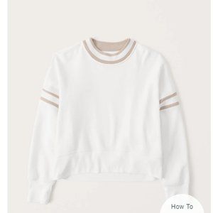 90s Sharkbite Colorblock Crew Sweatshirt